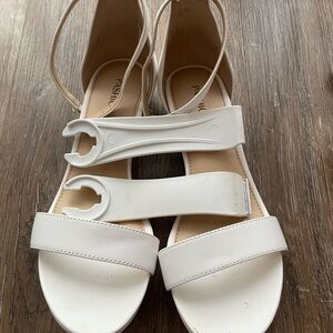 Pashion Footwear White Convertible Sandals
